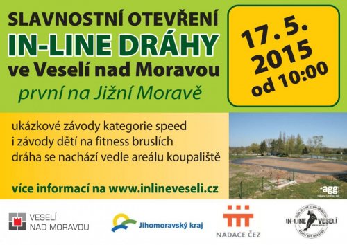 Slavnostní otevření in-line dráhy 
